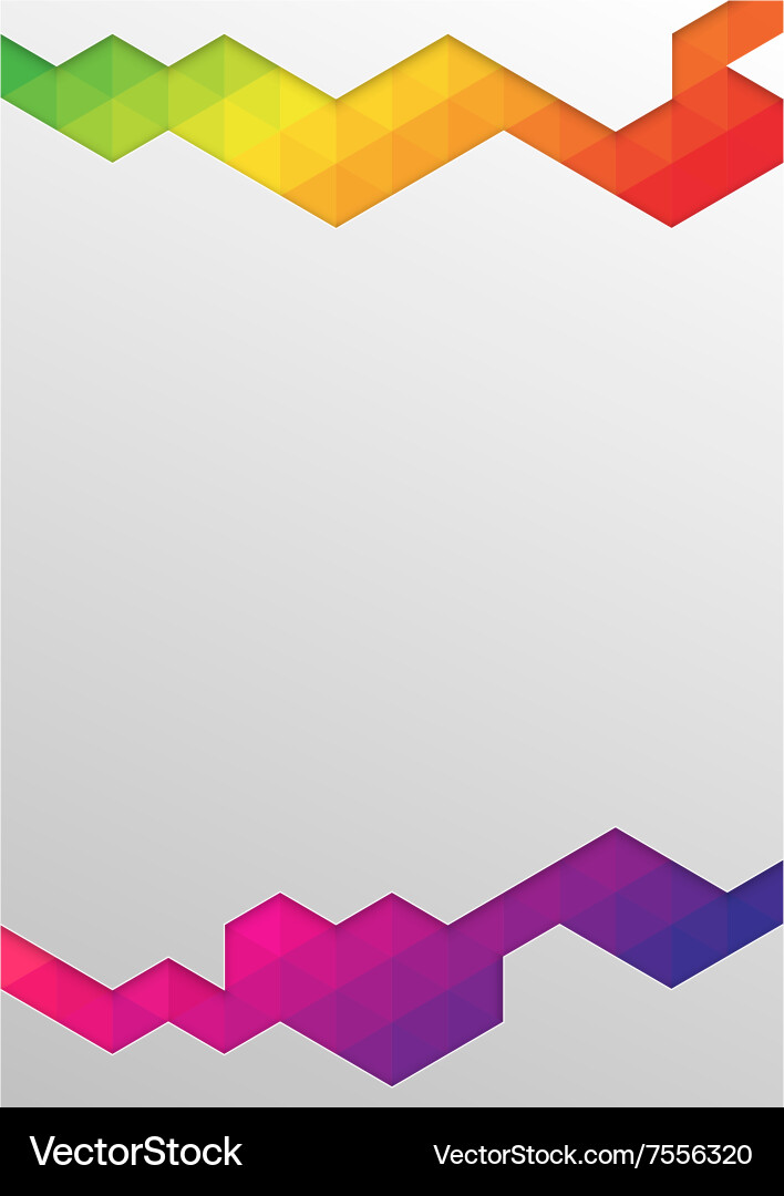 Geometric Triangular Background vector image