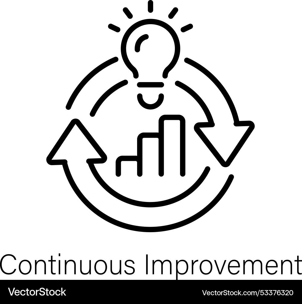Iteration Loop Icon Vector Image