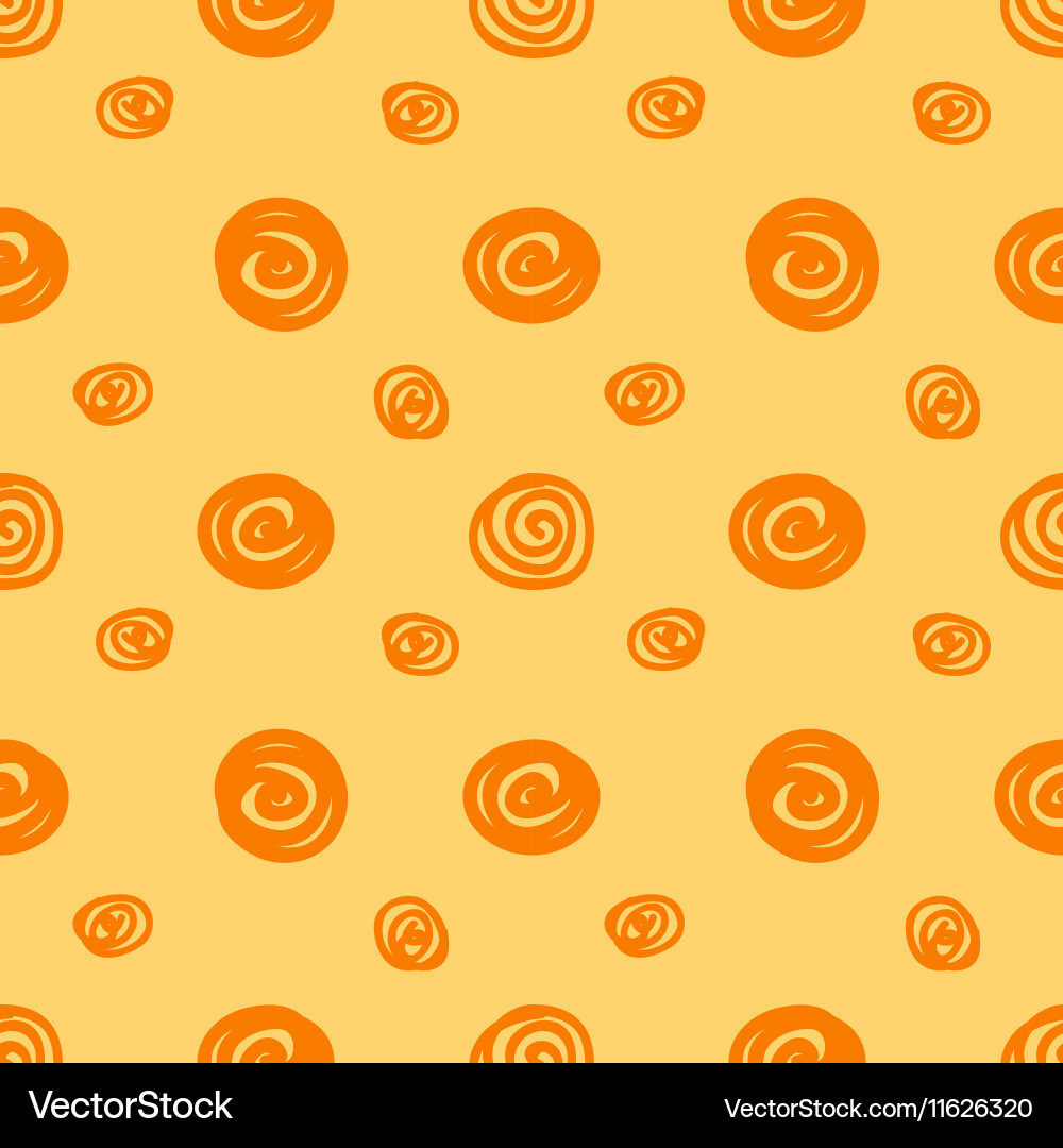 Seamless background with the abstract circles Vector Image