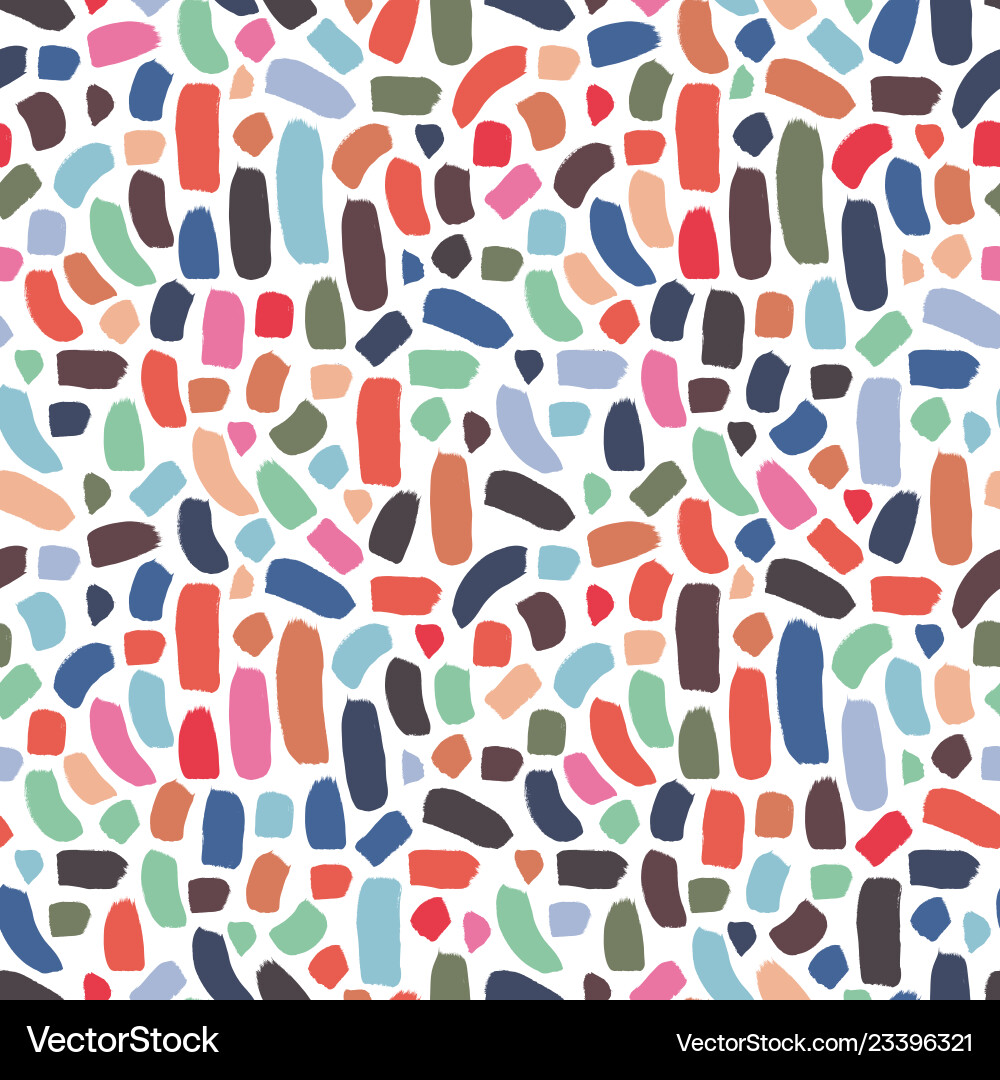Brush strokes seamless pattern Brush strokes seamless pattern vector image