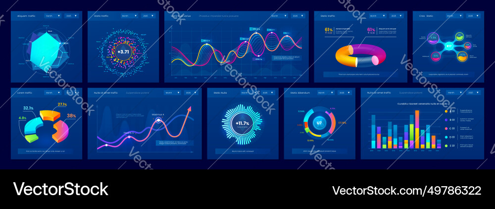 Dashboard Datendiagramme Grafiken und Infodiagramme