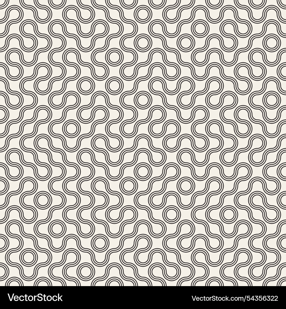 Seamless pattern repeating geometric elements Seamless pattern repeating geometric elements vector image