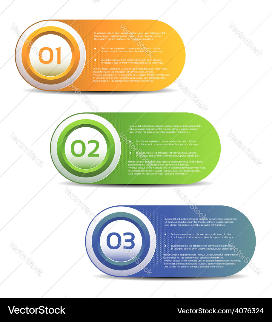 Progress background product choice or version Vector Image