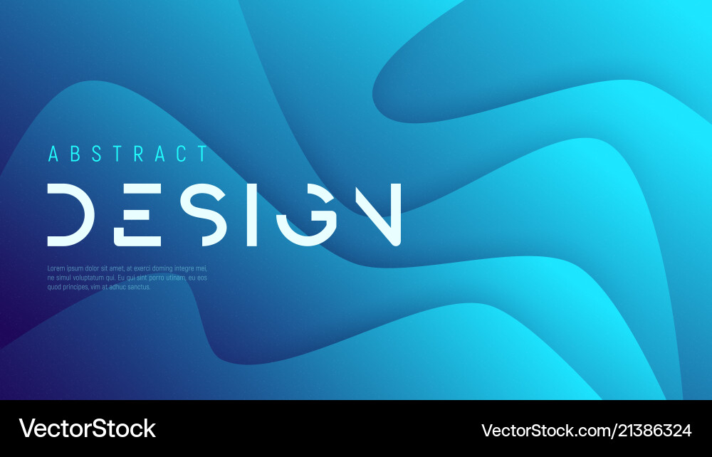 Wavy Abstract Background Vector Image