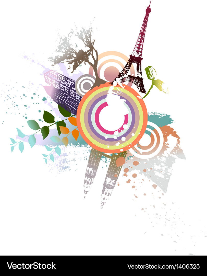 A view of pattern Vector Image
