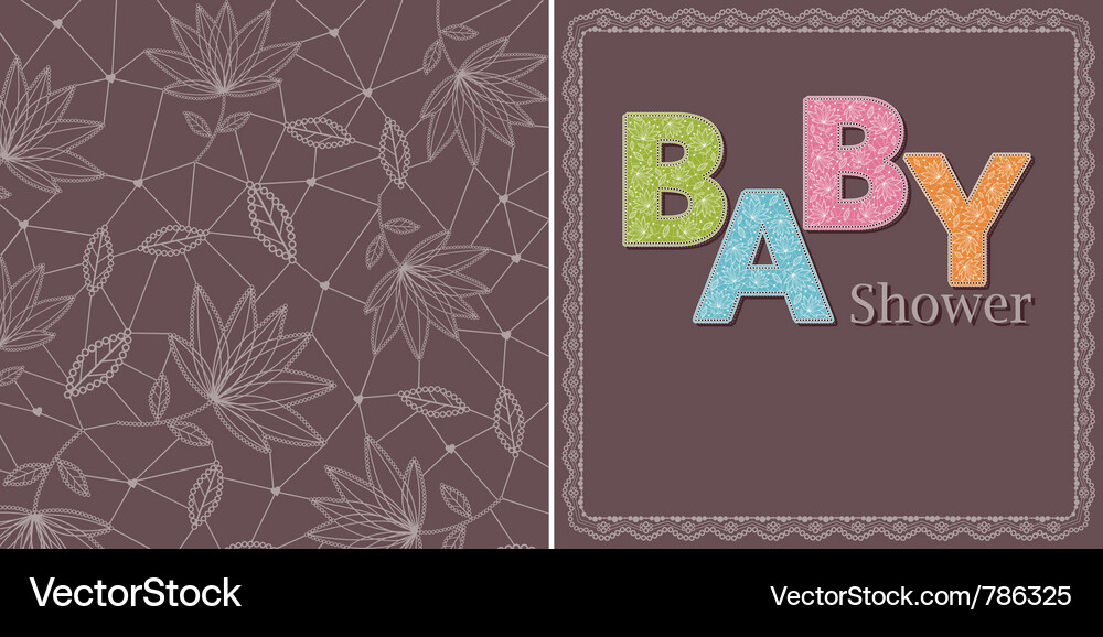 Baby Shower Celebration Vector Image