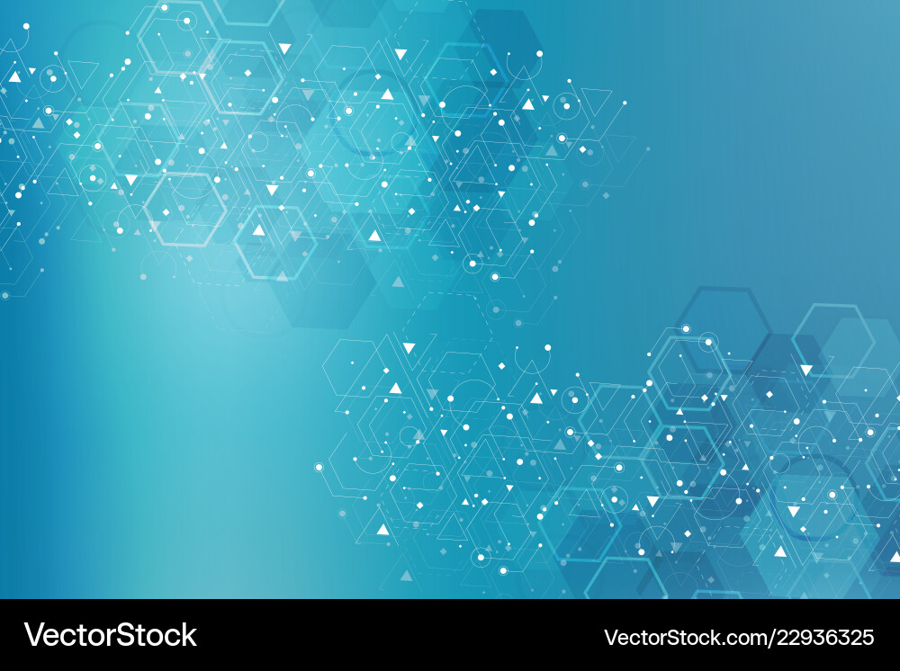Science network pattern connecting lines and dots Science network pattern connecting lines and dots vector image