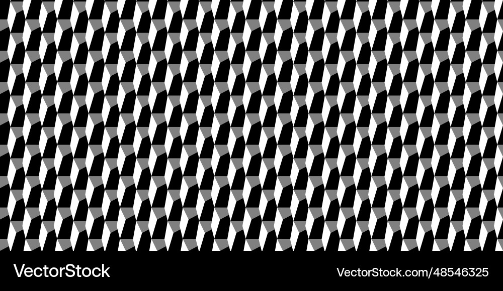 Seamless geometric structure pattern black Vector Image