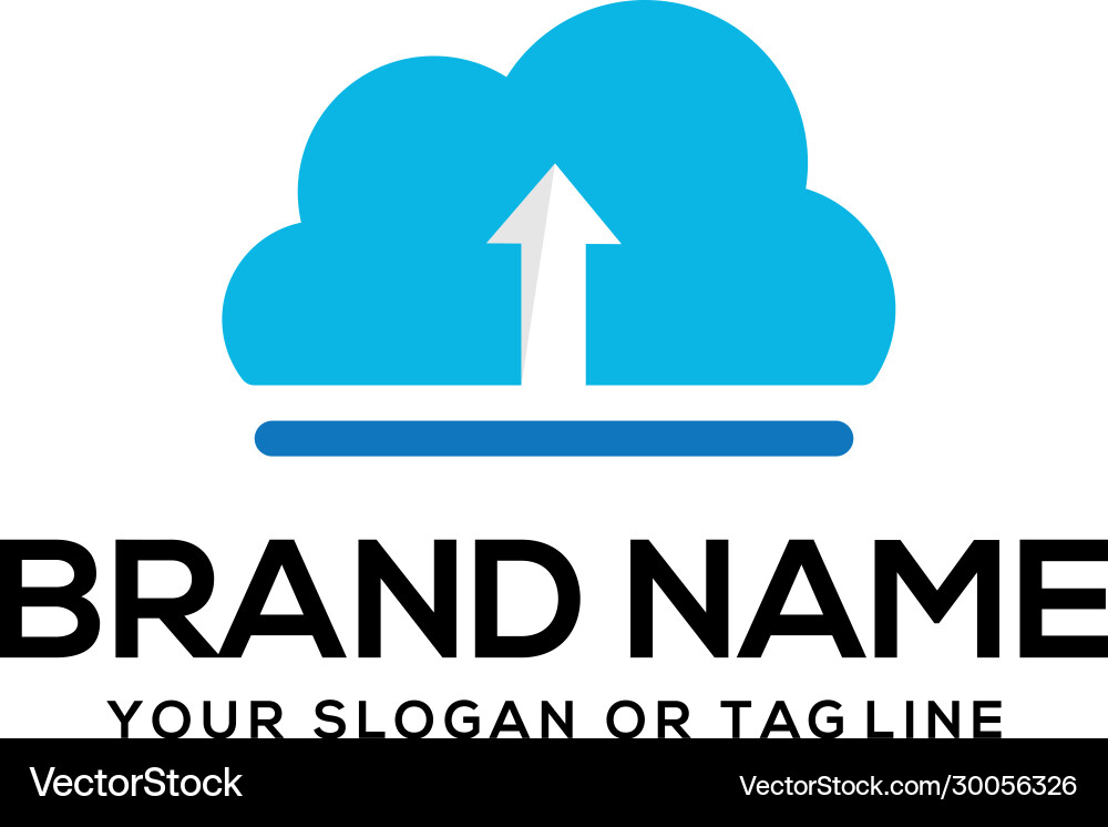 Cloud Arrow Logo Concept – Free Vector | VectorStock