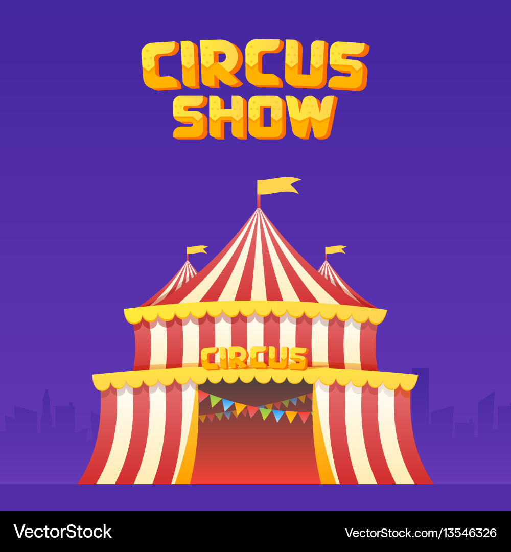 Moucup von Zirkusposter Moucup von Zirkusposter vektorbild
