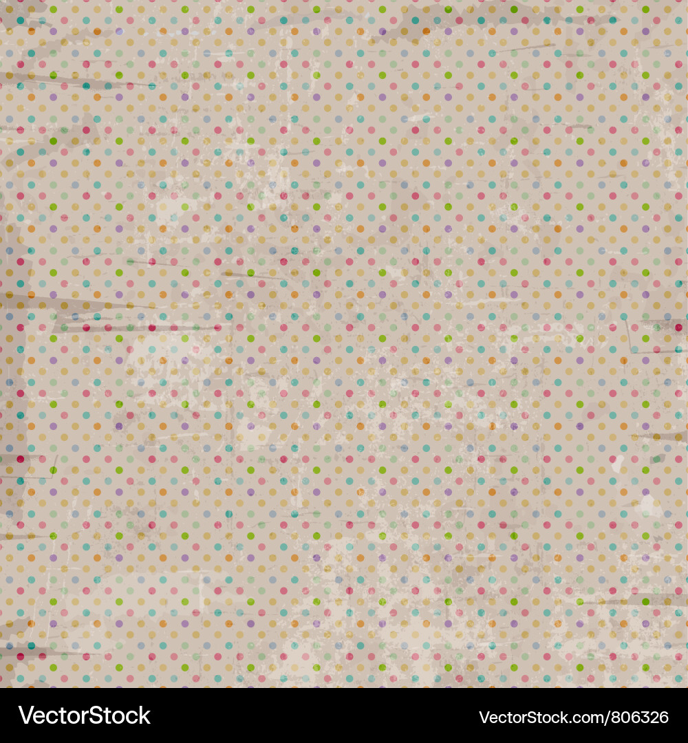 Polka Dot Paper Background Vector Image