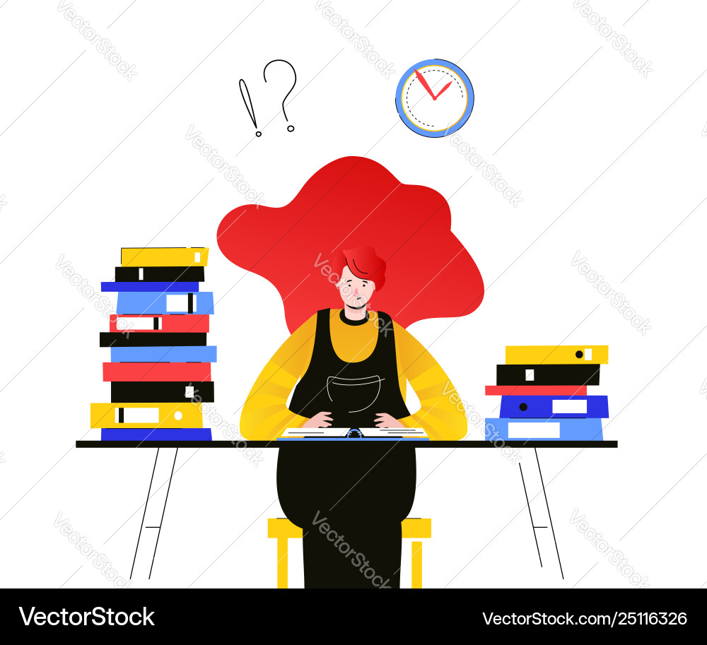 Workflow management - flat design style colorful Workflow management - flat design style colorful vector image