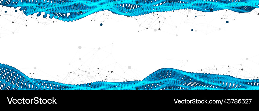 Abstract background particles dynamic flow Abstract background particles dynamic flow vector image