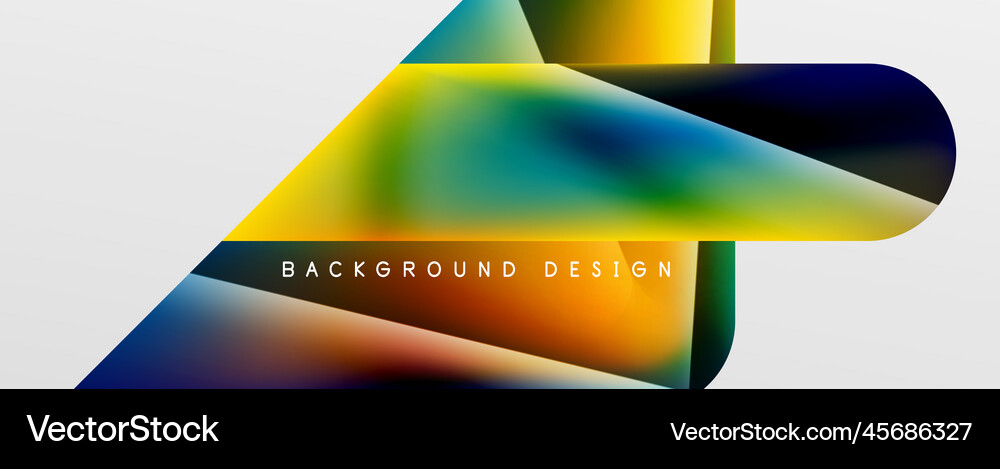 Triangle fluid color gradient abstract background – Royalty-Free Vector ...