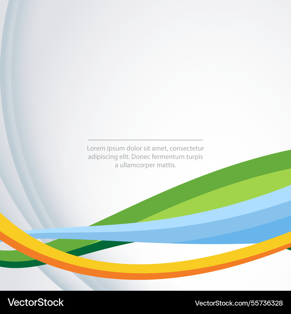 Abstract background with colorful lines vector image