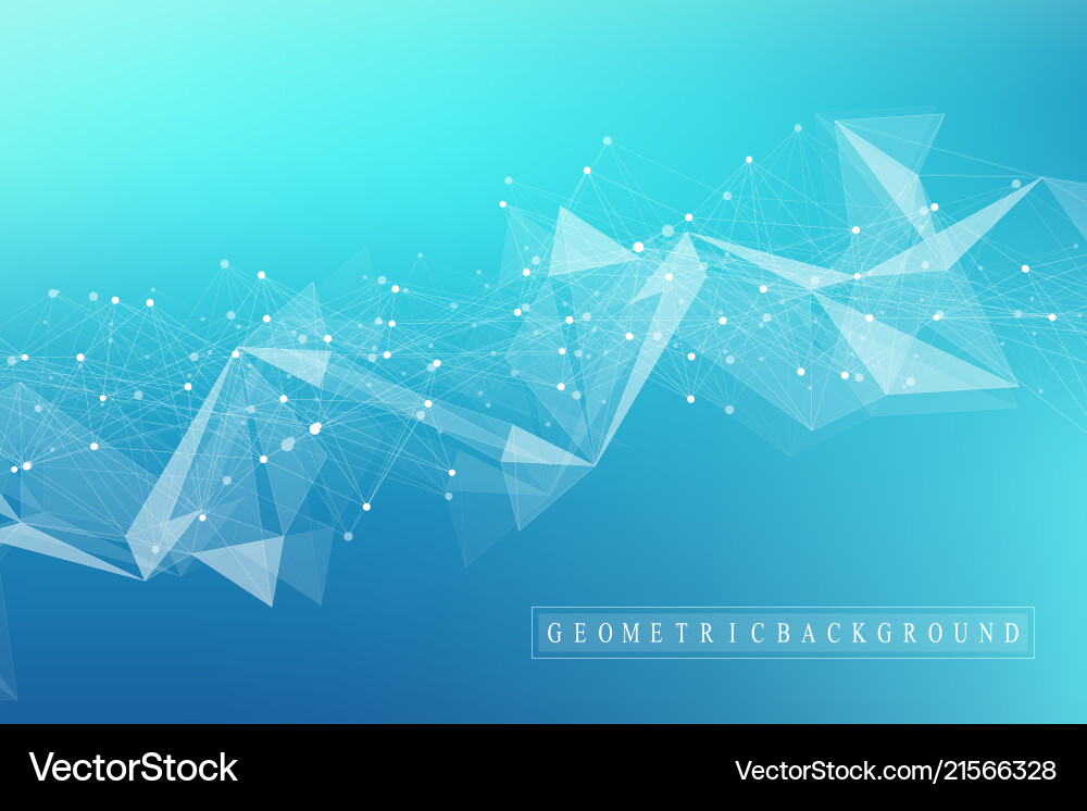 Big data visualization artificial intelligence Vector Image