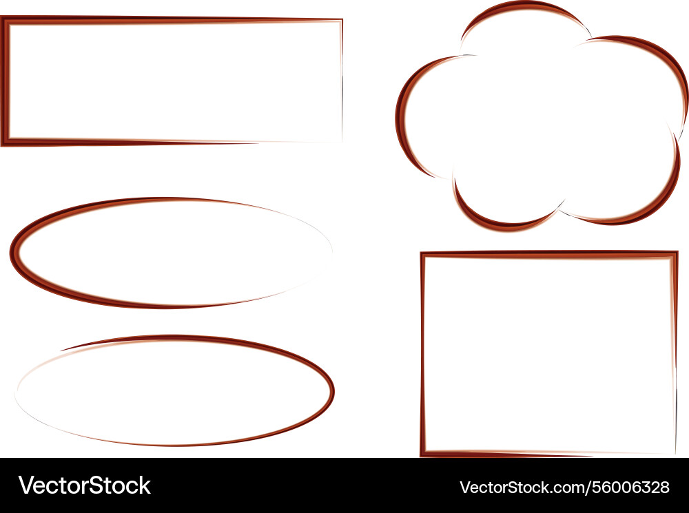 Brown colored different pattern abstract frames Brown colored different pattern abstract frames Vector Image