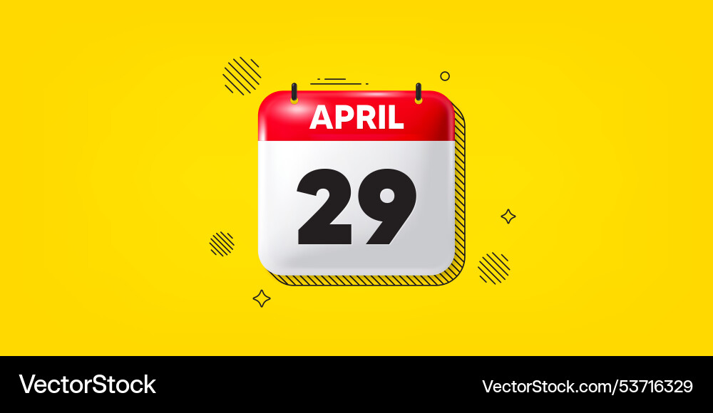 29th day of the month icon event schedule date 29th day of the month icon event schedule date vector image