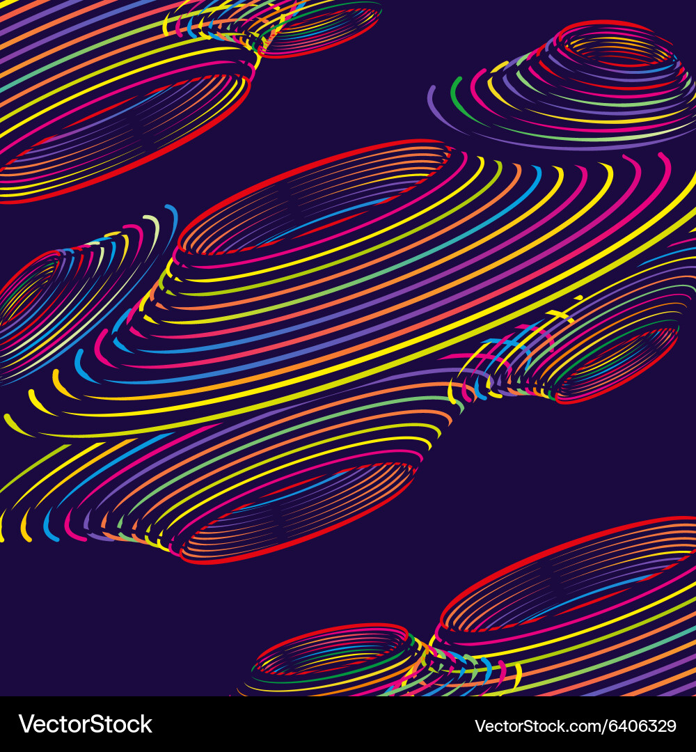 Abstract colorful line motion background vector image