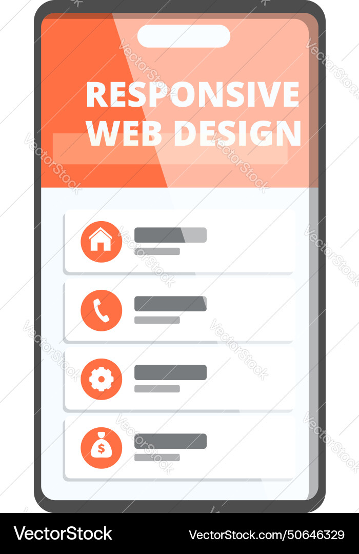 Responsive web design icon cartoon Responsive web design icon cartoon vector image