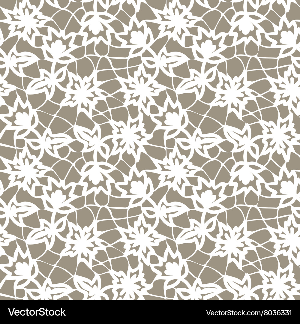 Seamless white lace Royalty Free Vector Image - VectorStock