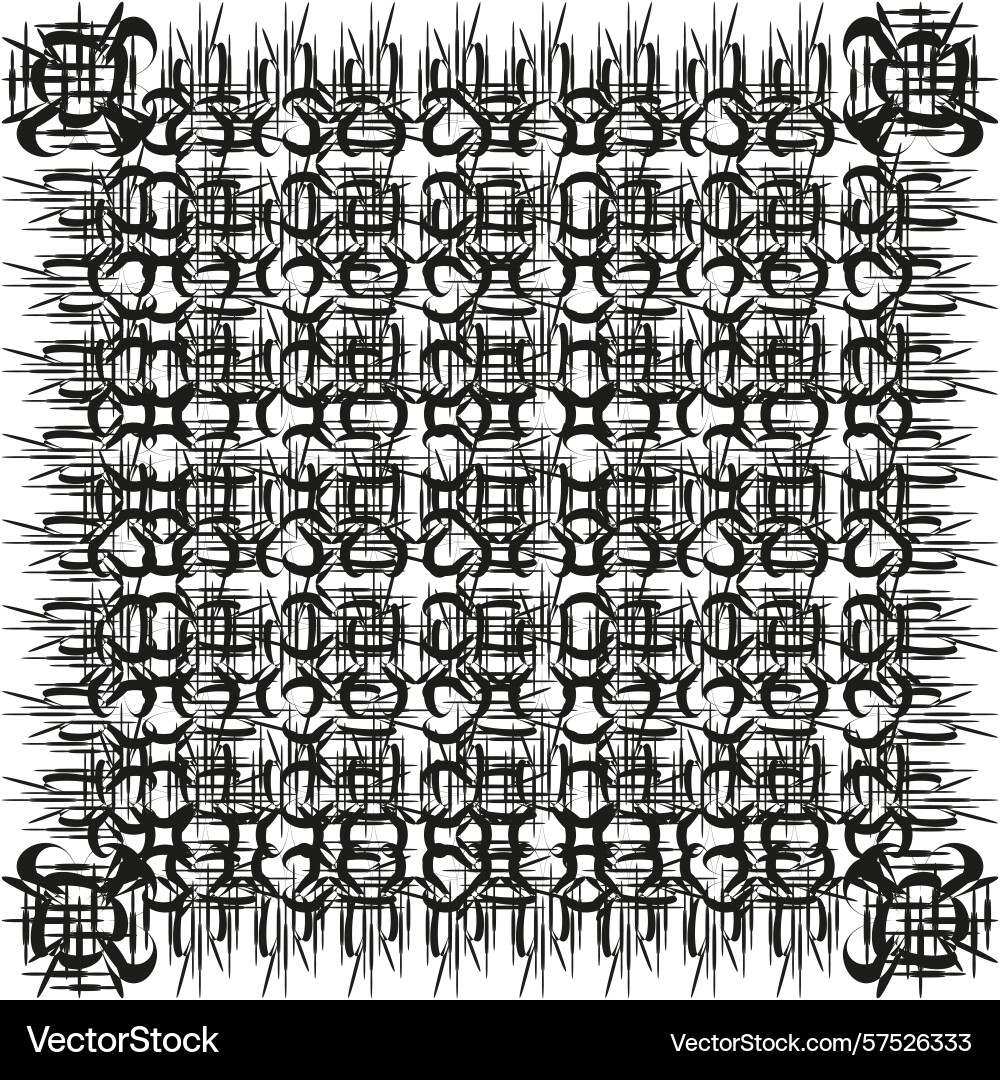 Geometric grid icon square mesh pattern abstract Geometric grid icon square mesh pattern abstract vector image