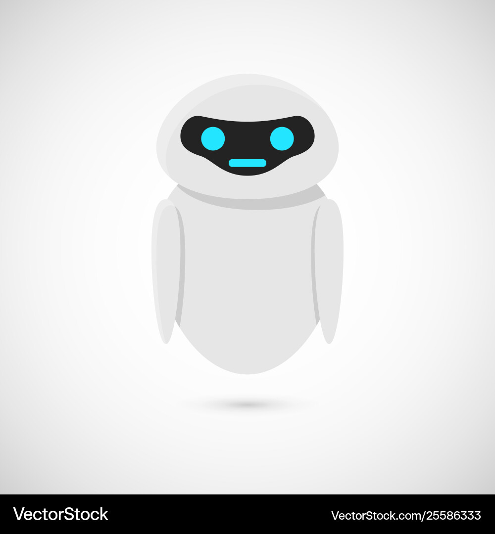 Robot Chatbot Character vector image