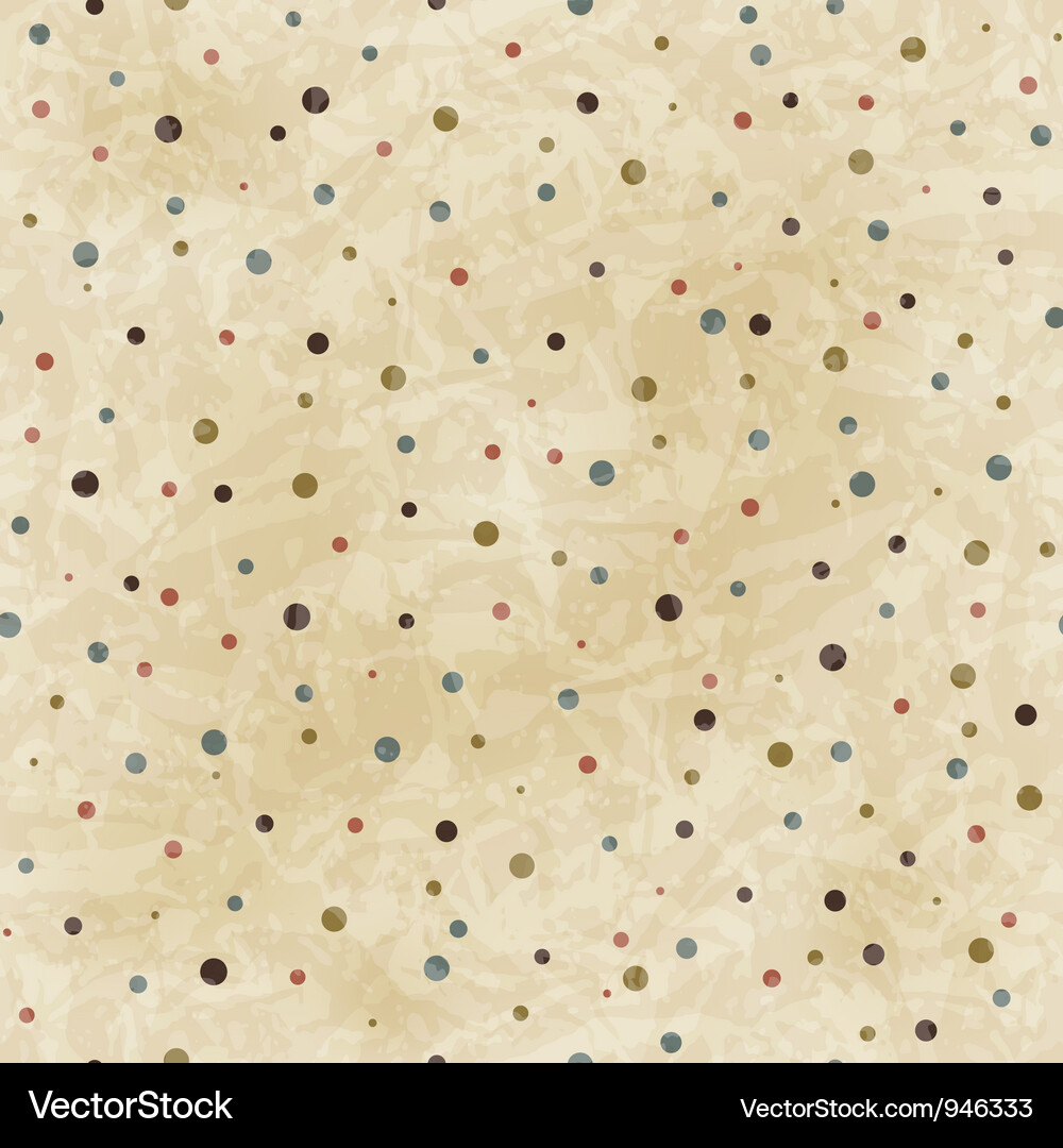 Vintage Paper Dots Background Vector Image