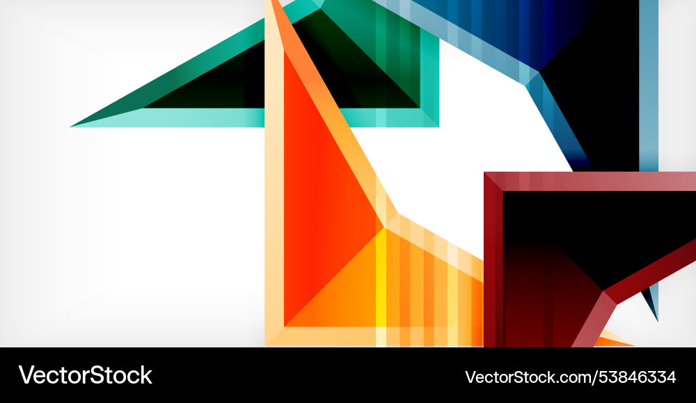 Abstract background color triangles and arrows Abstract background color triangles and arrows Vector Image