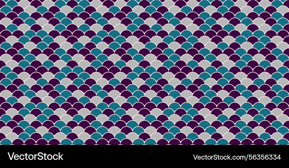 Elegant seamless pattern featuring overlapping vector image