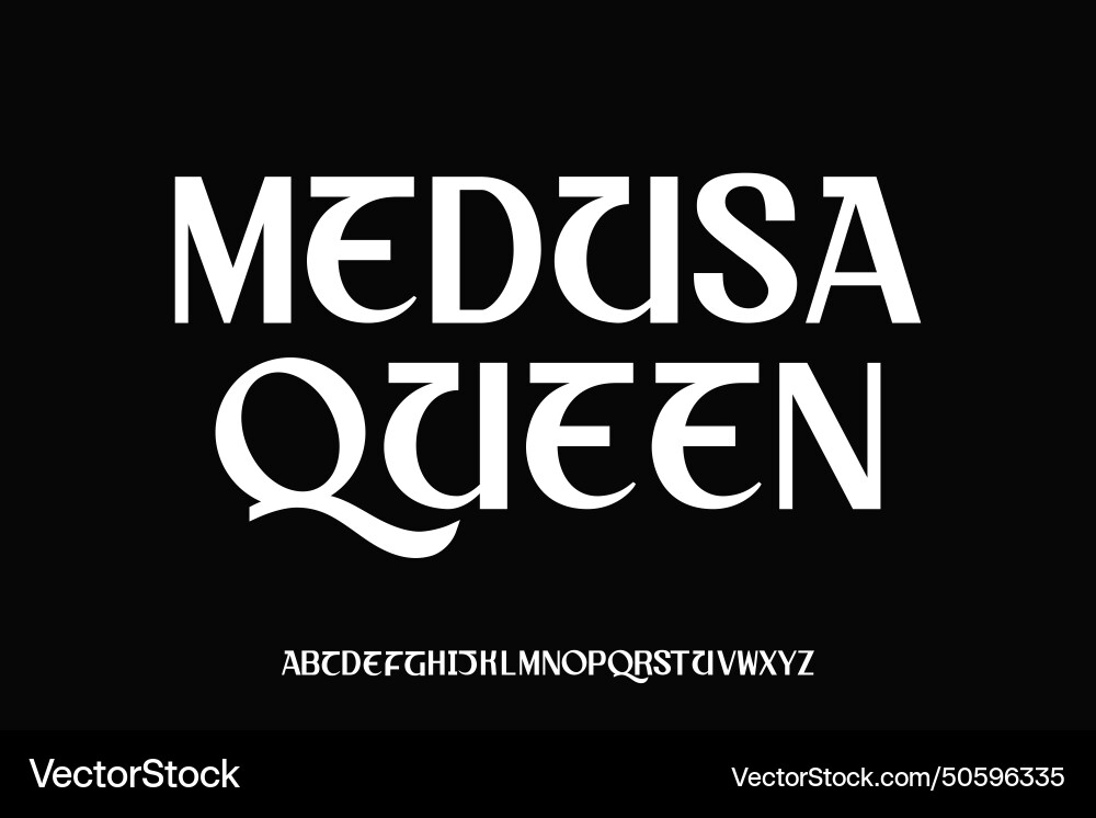 Display alphabet font design suitable Vector Image
