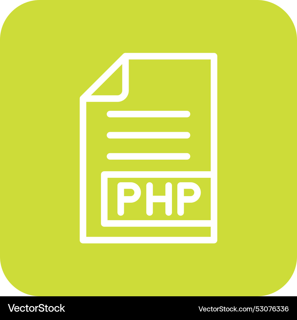 Php icon design Vector Image