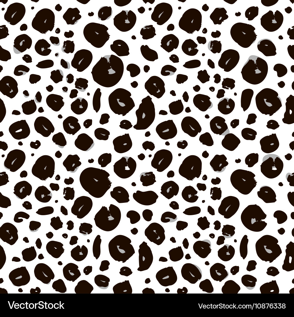 Cheetah skin seamless texture leopard background Vector Image
