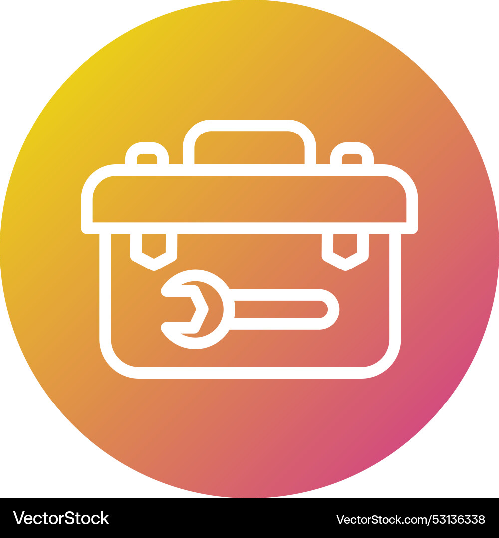 Toolbox icon design Vector Image