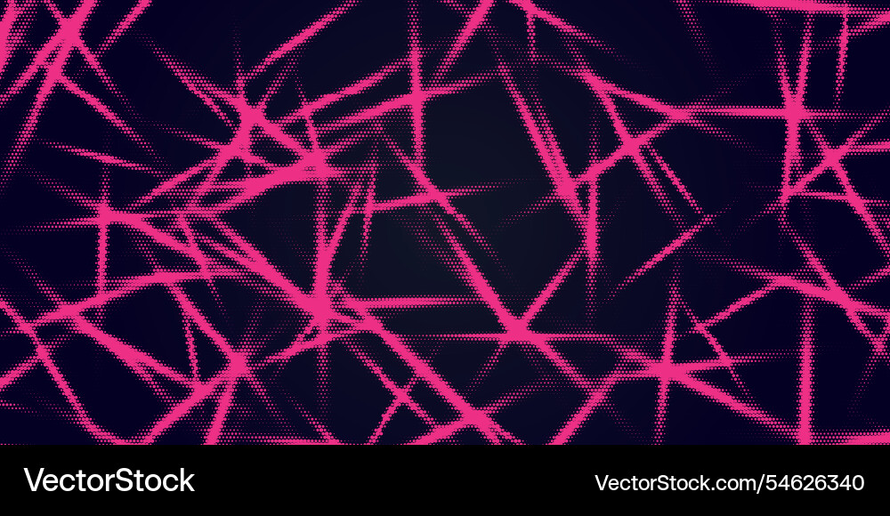 Abstract Particle Network vector image