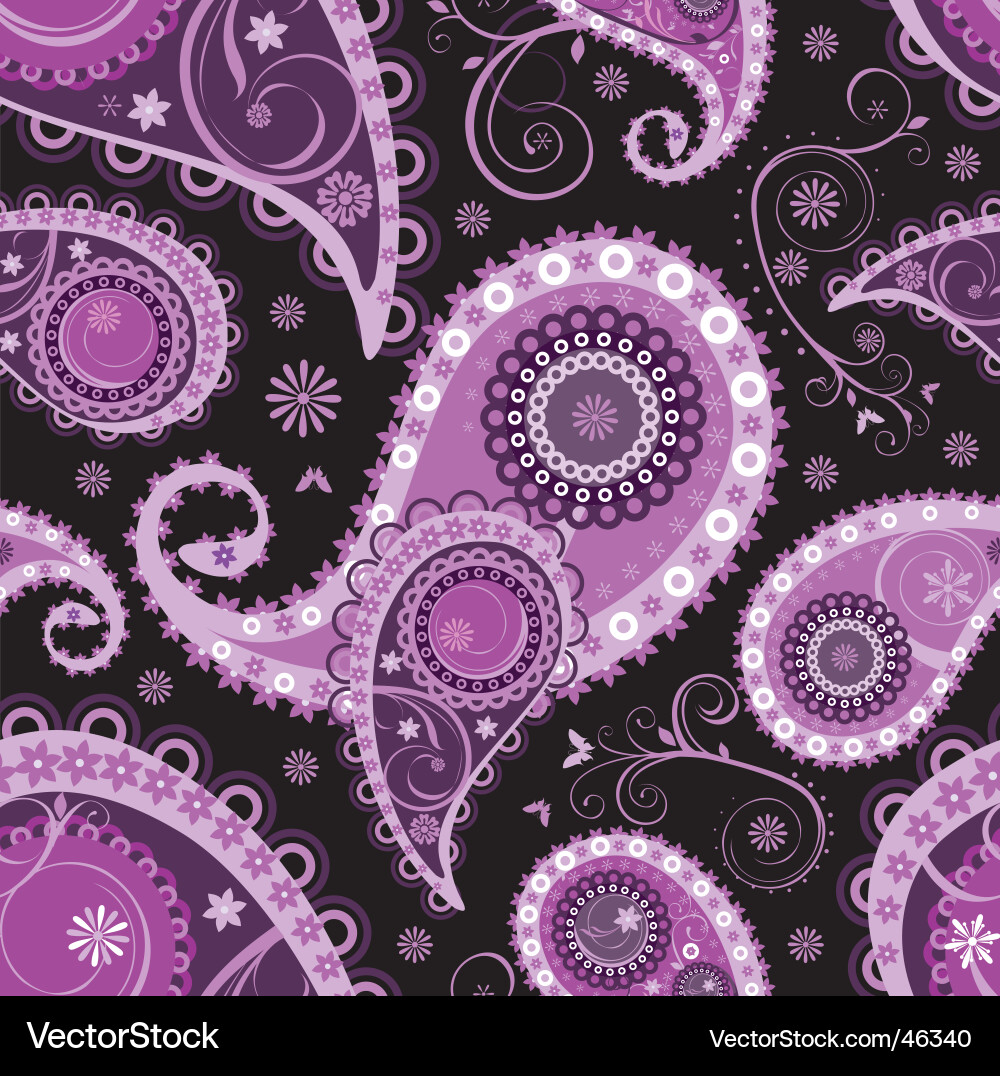 Elegant Paisley Pattern Vector Image