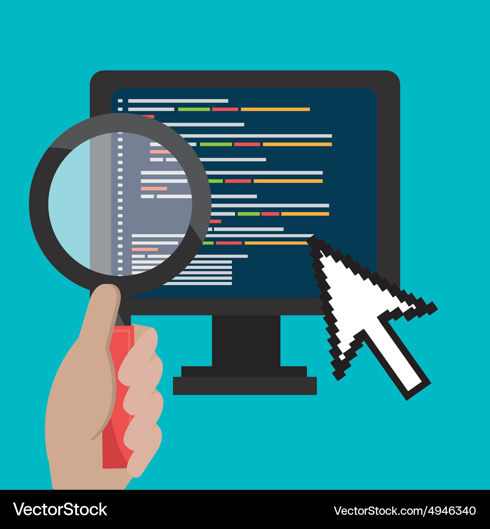 Software design Vector Image
