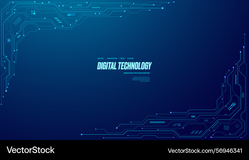 Background featuring a tech frame built from Background featuring a tech frame built from vector image
