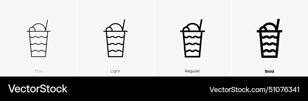 Chamoyada icon thin light regular and bold style Chamoyada icon thin light regular and bold style vector image