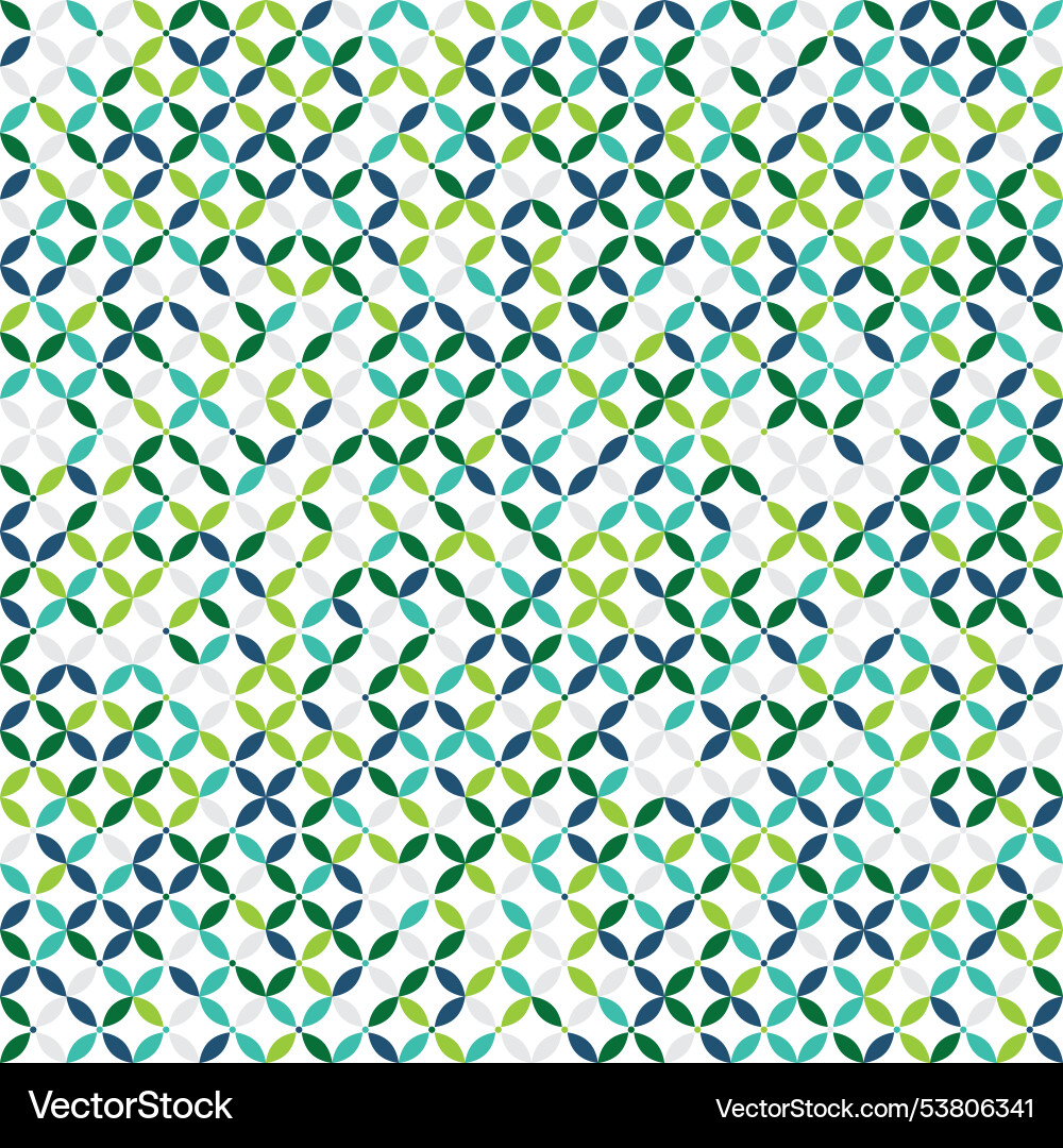 Seamless abstract and geometric leaf patterns Vector Image