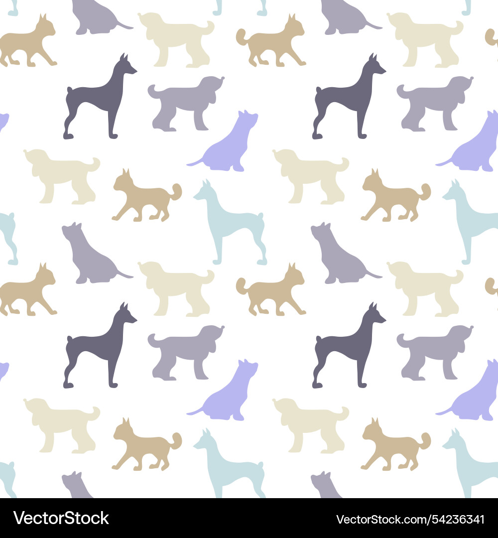 Seamless repeating childish pattern Vector Image