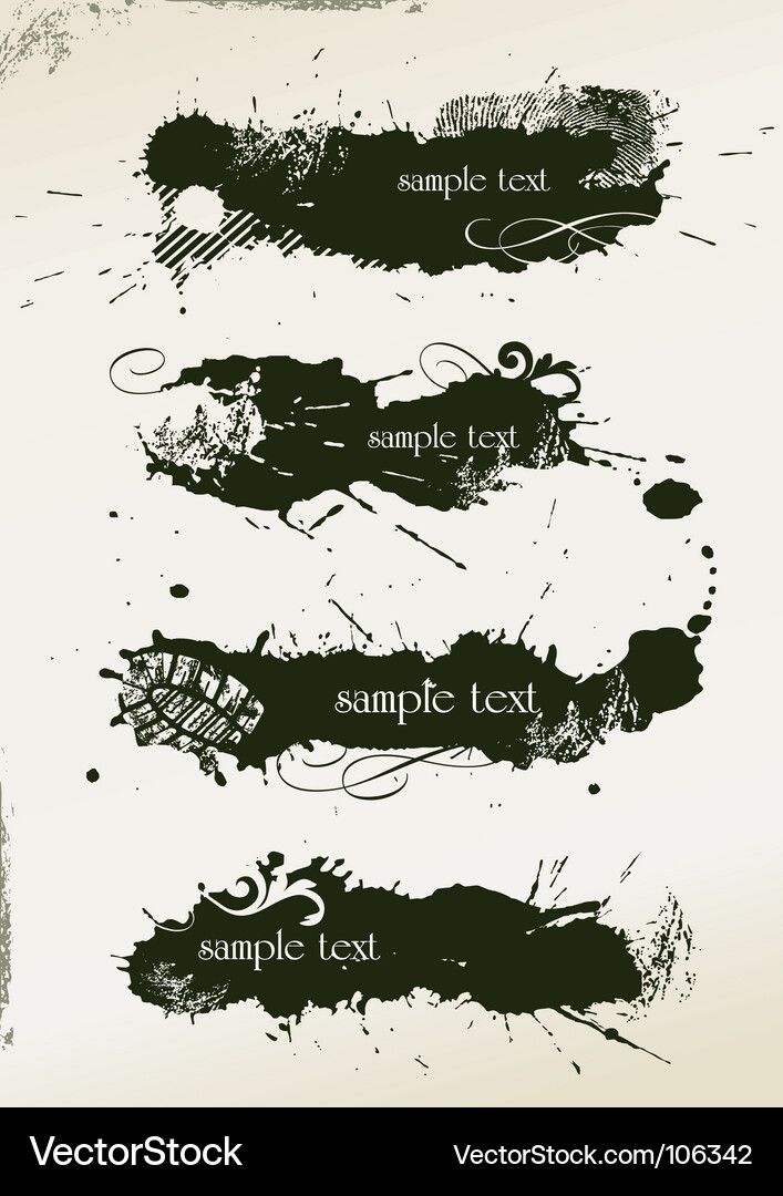 Abstract Splatter Background Vector Image