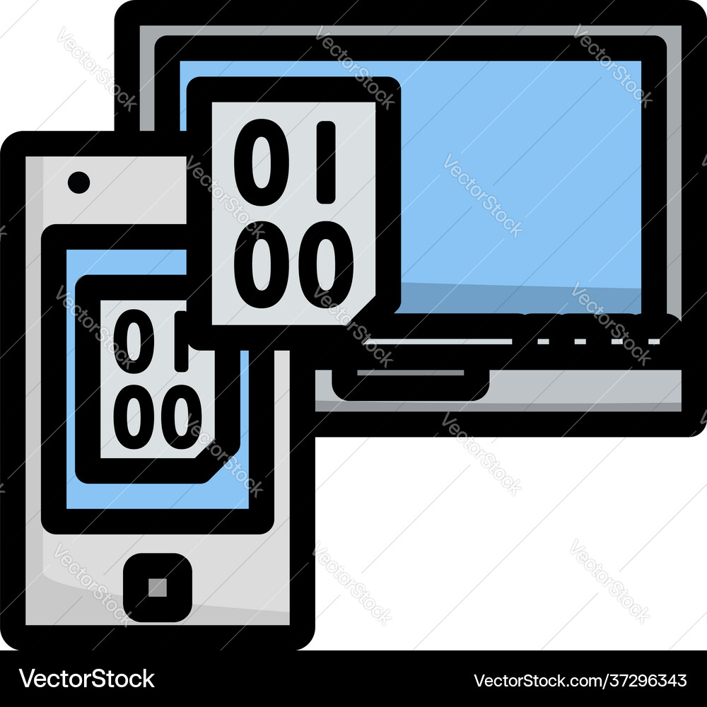 Exchanging data icon Exchanging data icon vector image