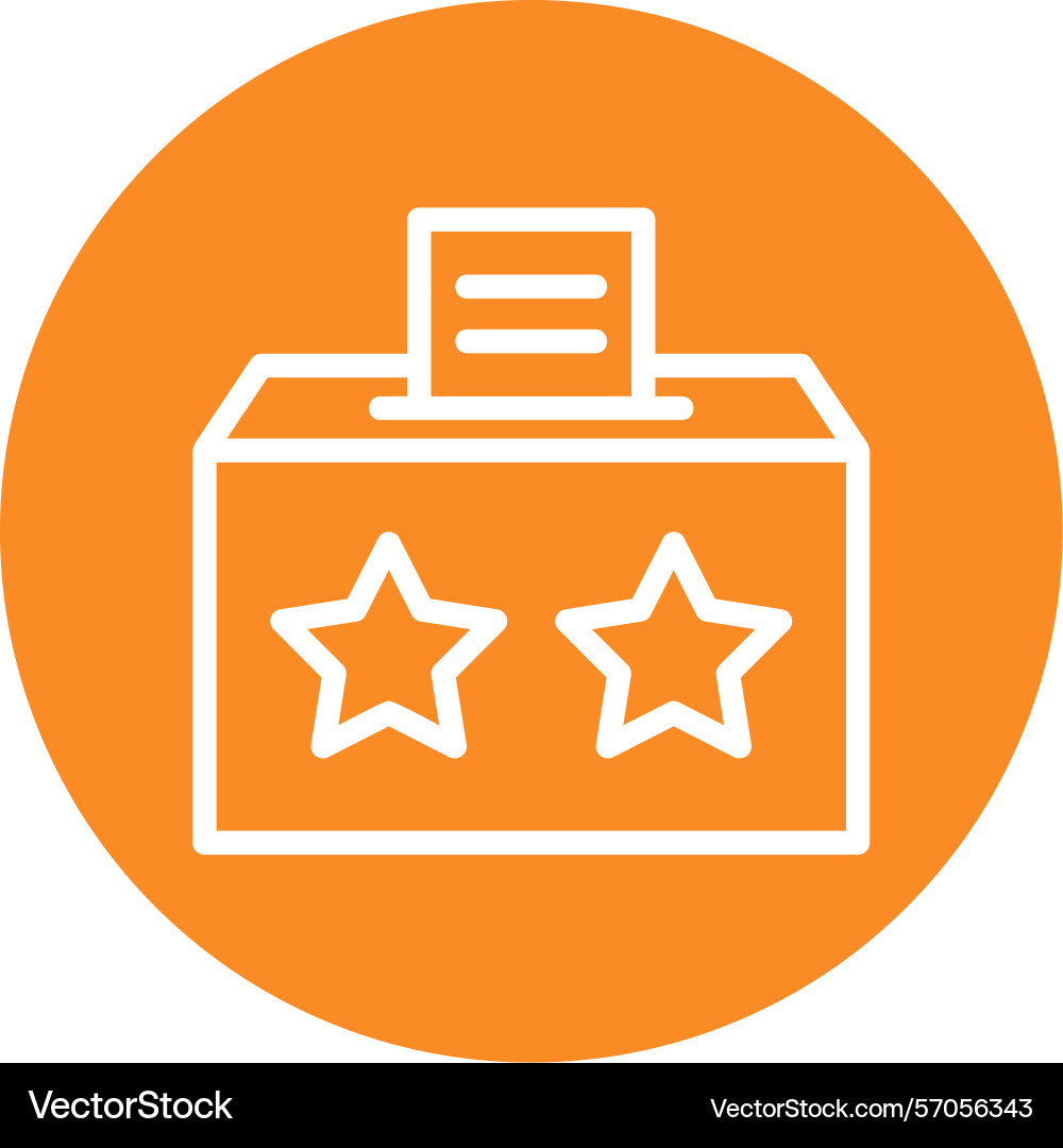 Feedbackbox line circle style icon design Vector Image
