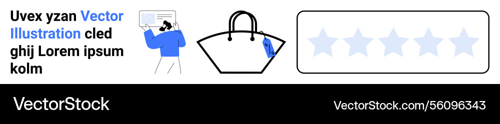 Man analyzing data with a chart handbag Man analyzing data with a chart handbag vector image