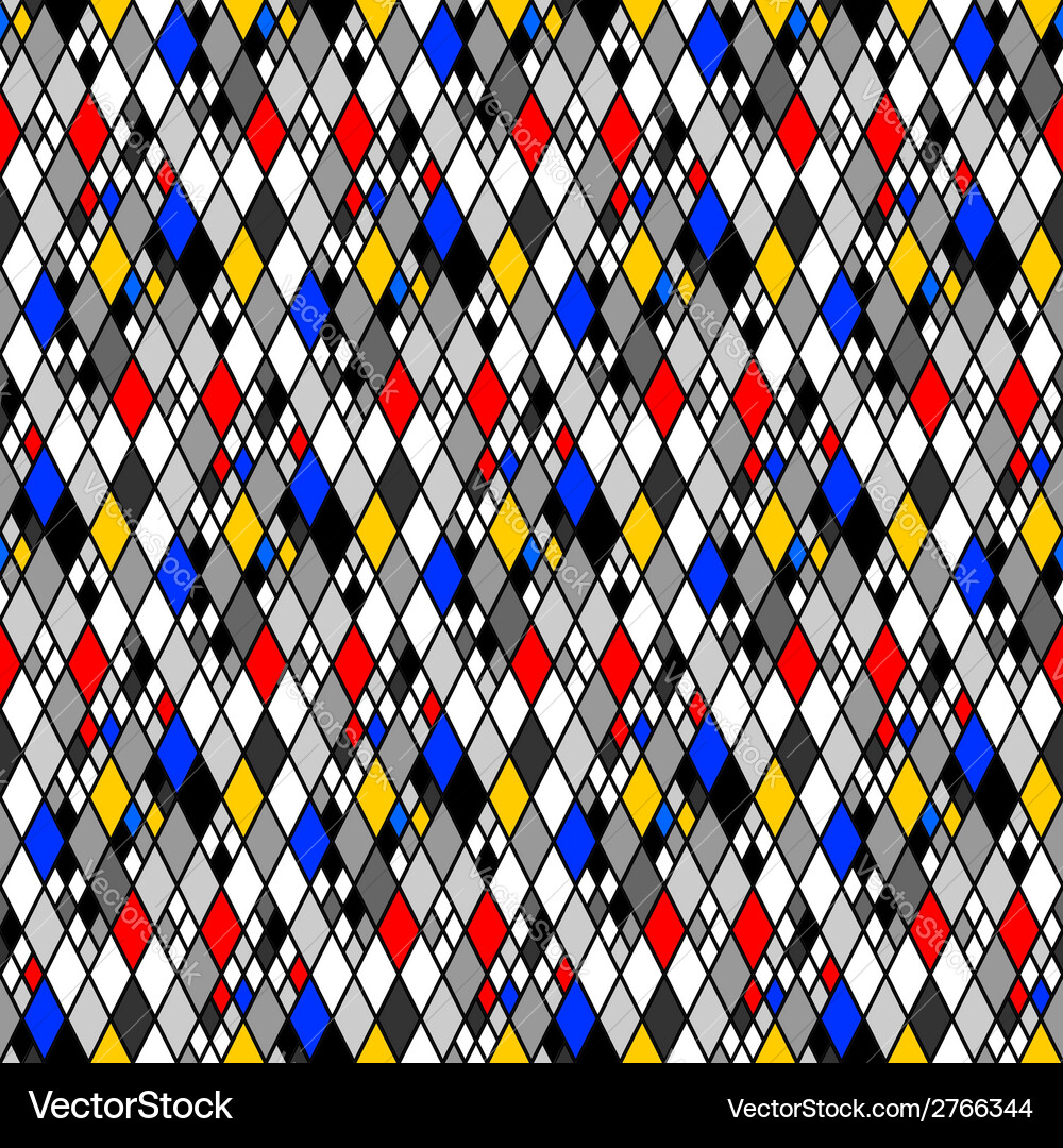 Design seamless colorful mosaic pattern Vector Image