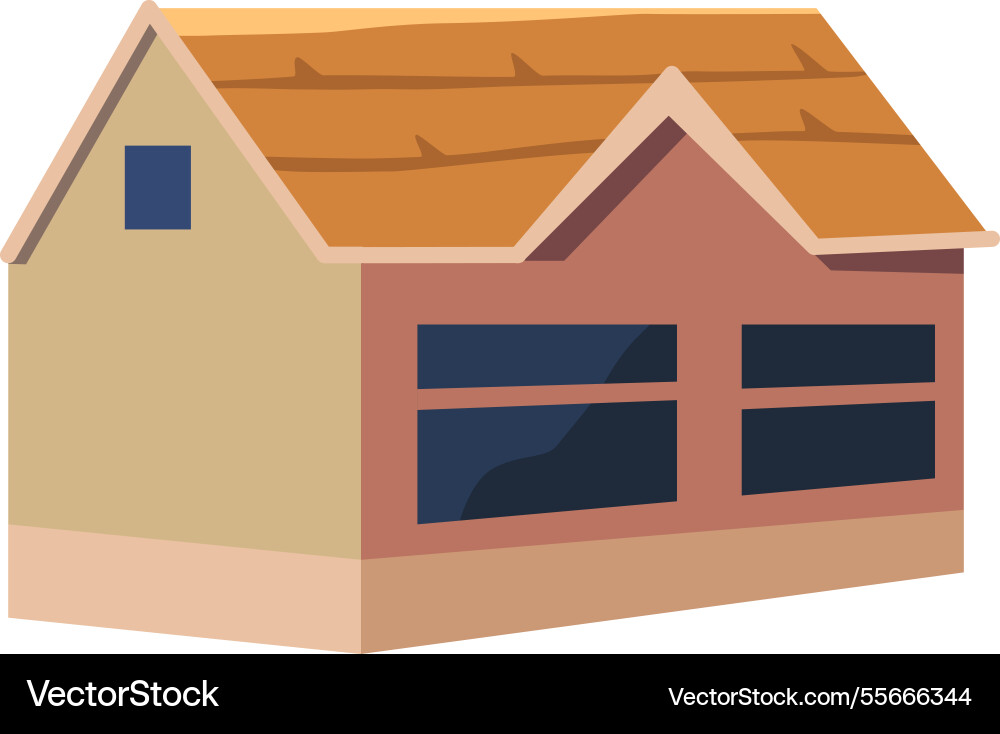 Farm barn building Royalty Free Vector Image - VectorStock