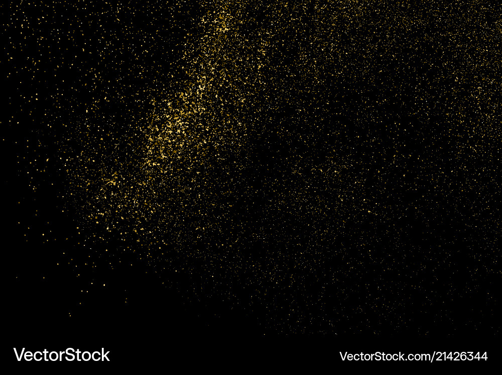 Gold glitter texture Vector Image