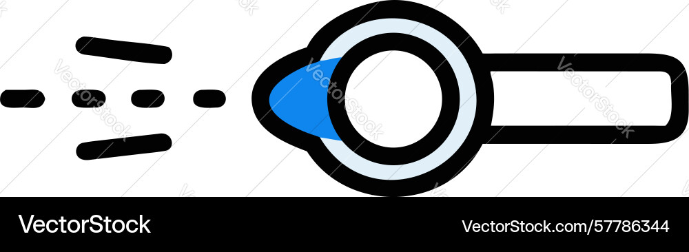Illuminated search with insightful beam design Vector Image