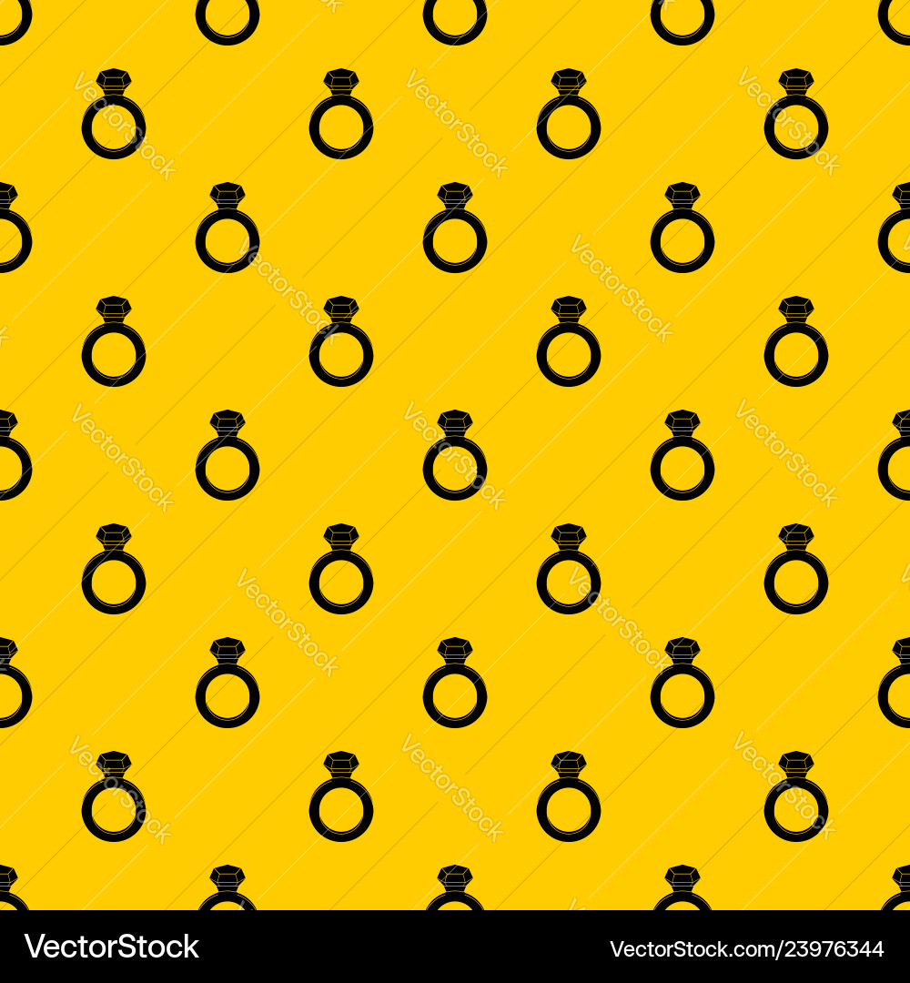 Ring with gemstone pattern Ring with gemstone pattern vector image